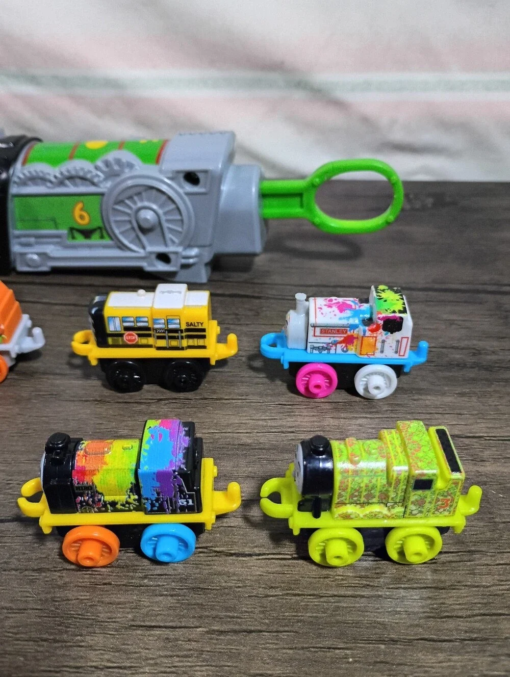 Thomas The Tank Engine Minis Launcher Percy 6 Plus 9 Mini Trains